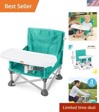 Compact Pop 'N Sit Booster in Teal: The Ultimate 3-in-1 Seat for Young Explorers