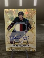 Dylan Guenther 22-23 / Gold Patch Auto -77/99- Arizona Coyotes / Rookie Card