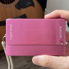 PINK Sony Cyber Shot DSC-TX1 10.2MP 4x Optical Zoom Digital Camera CCD