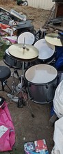 PDP 5-Piece Acoustic Drum Kit with Snare, Bass Drum, Cymbals, and Stool