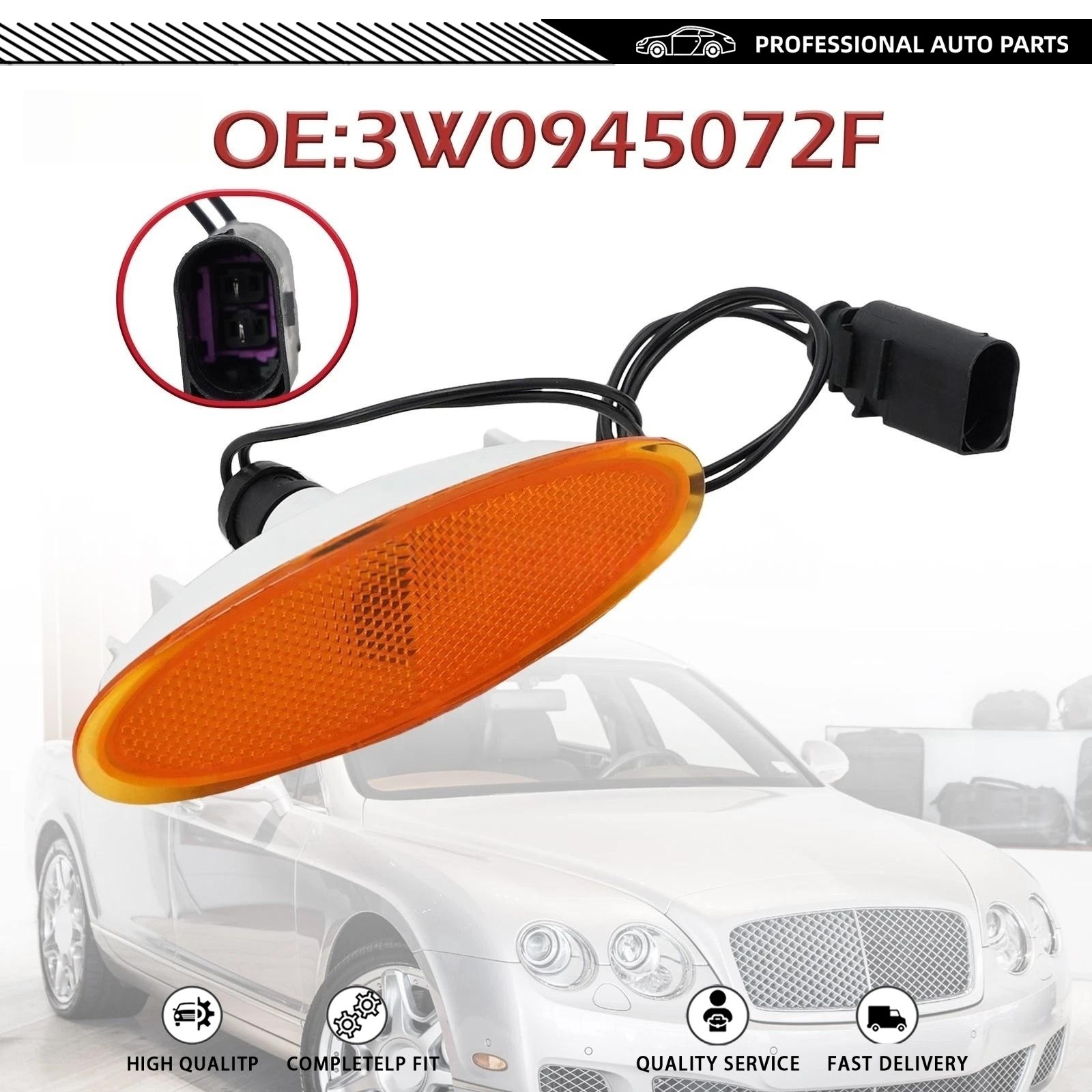 Bentley Continental GT 2004-2011 Front Right Side marker light