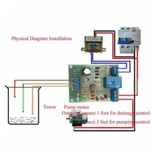 Liquid Level Controller Sensor Module Water Level  Sensor Assembly Protable