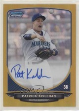 2013 Bowman Chrome Prospects Gold Refractor 20/50 Patrick Kivlehan Auto 0b67