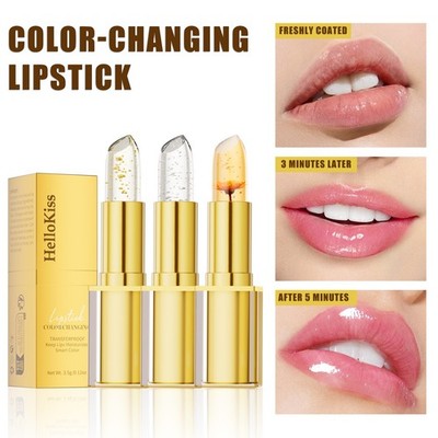 PH Adjusting Color Changing Lipstick Long Lasting Lip Gloss For Women^