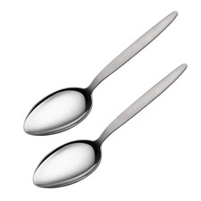 2-Pack Chef Kunz Spoon Silver Stainless Steel 2 Tbsp Basting Spoon, 9 Inch ...