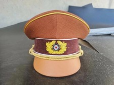 Wwii German Army Infantry Officers Visor Cap Schirmmtze -khakhi