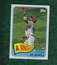 JO ADELL - 2021 TOPPS 1965 TOPPS REDUX INSERT ROOKIE CARD # T65-5 - ANGELS - MLB. rookie card picture