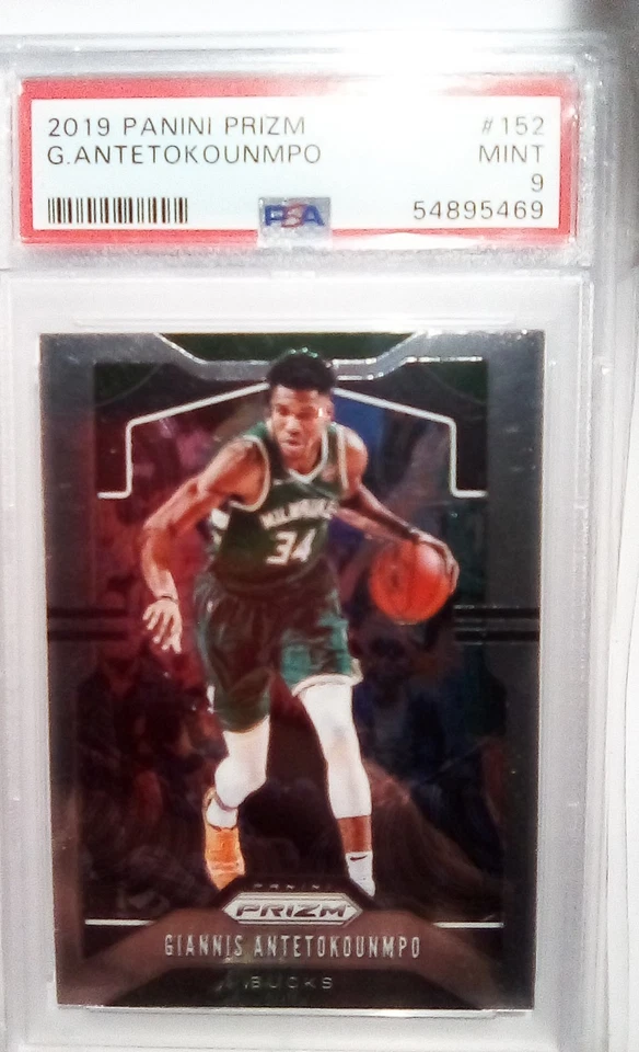 Giannis Antetokounmpo 2019 Panini Prizm PSA как новая  - Изображение 2 из 3