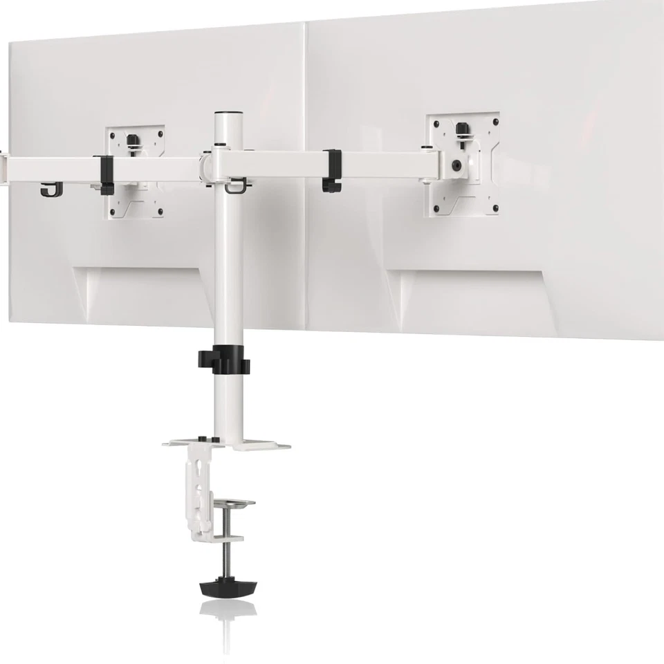 Monitor Halterung Dual 13-30 Zoll Metall Höhenverstellbar Schwenkbar