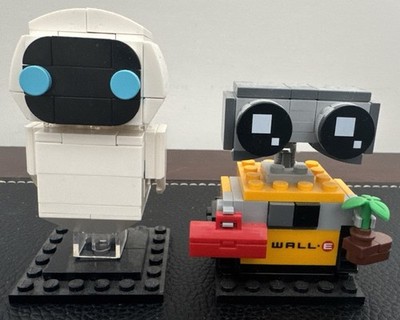 LEGO BRICKHEADZ: Eve & Wall-E (40619), 100% Complete, No Instructions, No Box