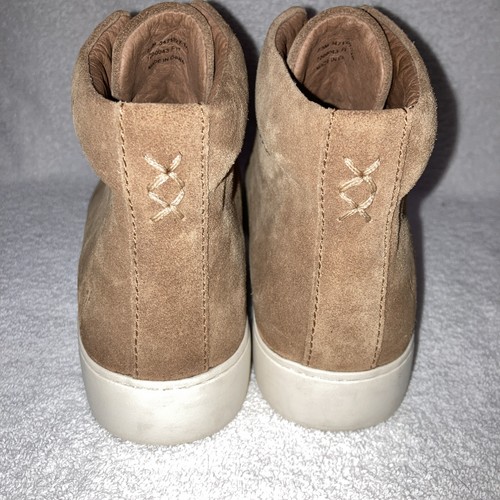 Frye Lena hellbraune Wildleder Reißverschluss hohe Sneakers Stiefeletten Größe 7,5 M - Bild 4 von 9