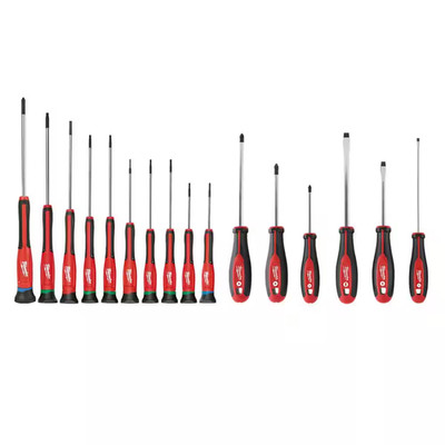 16-Piece Screwdriver Set with Precision Screwdrivers