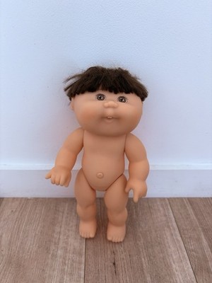 Vintage 1996 Cabbage Patch Kids Doll Mattel OAA Inc Brown Hair Hard Body CPK
