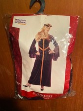 Women's Adult Small Guinevere Steam Velour Costume Pre-Owned w/Flaw g2