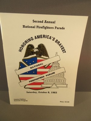 1983 National Firefighters Parade Program