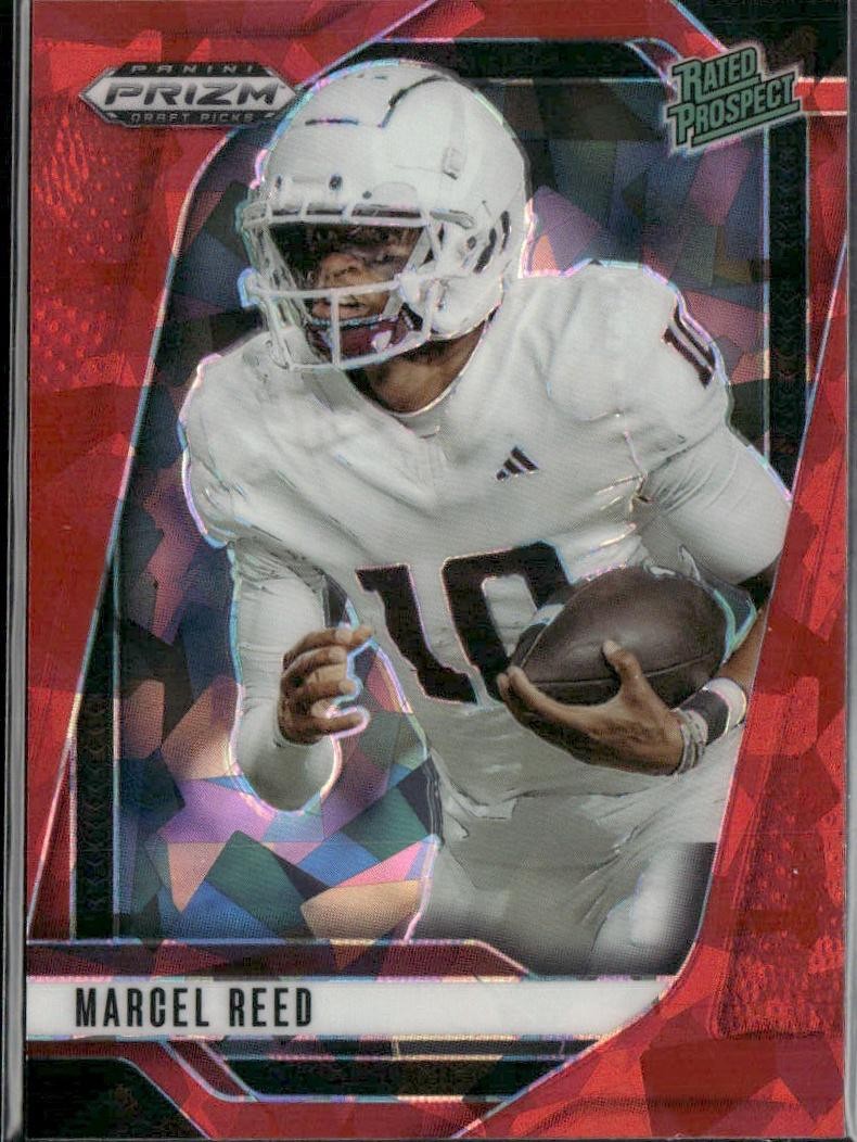 2025 Panini Prizm Draft Picks #167 Marcel Reed Prizms Red Ice