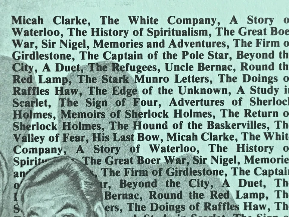 TURKS & CAICOS 125 ANIVERSARIO DE SIR ARTHUR CONAN DOYLE Foto 4 de 4