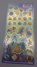 Pokemon Hologram Stickers Japan Exclusive Daiso New