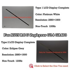 For ASUS ROG Zephyrus G14 GA403UV-QS102X 3K LCD Screen Display Complete Assembly