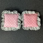 VTG 1983 Mattel Barbie Dream Cottage 2 Blue Pink Cushion Pillow Doll Accessory