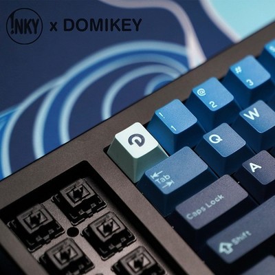 Domikey x iNKY Silent Sea cherry profile tripleshot keycaps