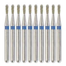 Dental Bur 330 Pear Diamond Bur 830/010M Medium Grit High Speed Friction Grip