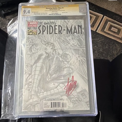 Marvel Comics Amazing Spider-Man #1 CGC 9.4 Variant Signed Stan Lee