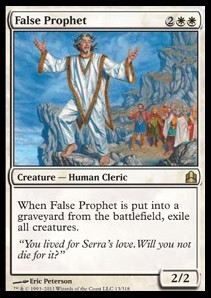 Magic/MTG Falscher Prophet CMD-13 Rare Deutsch Excellent