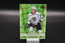 2022-23 UD Ice Hockey Brandt Clarke #36 Green Parallel Los Angeles Kings