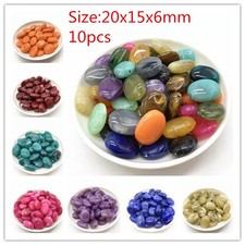 10pc Acrylic Beads Round Spacer DIY Bracelet Necklace Earrings Jewelry Findings
