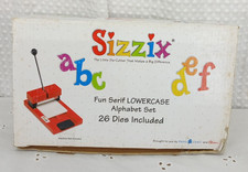 SIZZIX PROVO FUN SERIF BOX ALPHABET SET LOWER...