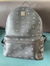 Orig.  MCM Rucksack Tasche STARK schwarz m.  Nieten LARGE UNISEX NP 1180Eur