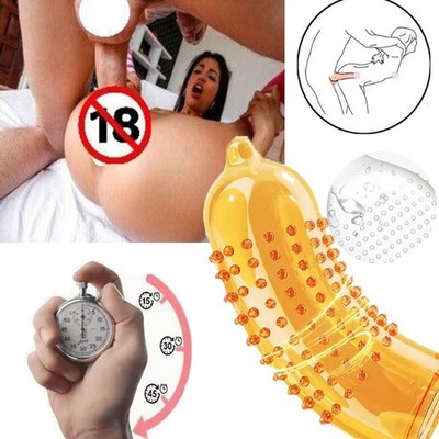 50pcs Adult Sensitive Orgasm Thin Latex Condoms Dotted Ribbed Stimulate Vaginal