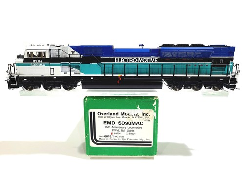 Overland OMI EMD SD90MAC 75 aniversario Electro-Motive #8204 HO Latón Modelo #6618.1 | Zustand: Used