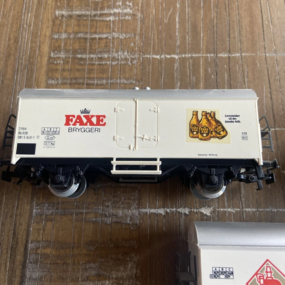 Lot Of 5 Marklin HO Refrigerated Beer Box Cars Western Germany - Nice Condition - Image 2 of 4