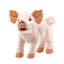 Folkmanis Color rose Piglet Puppet
