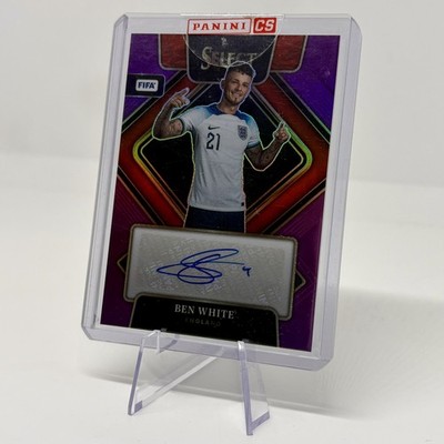 2022/23 Panini Select FIFA Ben White Signatures Purple /49 England Arsenal Auto