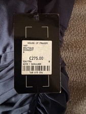 house of fraser bridesmaid dress one shoulder navy blue size 8 never worn