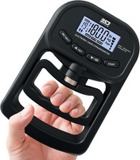 Hand Grip Strength Tester Trainer, 396Lbs/180Kg Hand Grip Dynamometer with LCD D