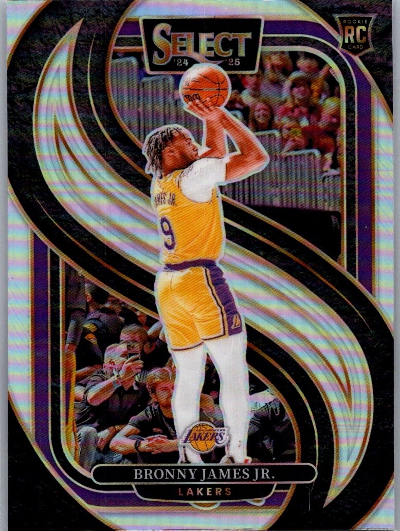 2024-25 Panini Select - Premier Level Bronny James #179 Silver Prizm (RC)