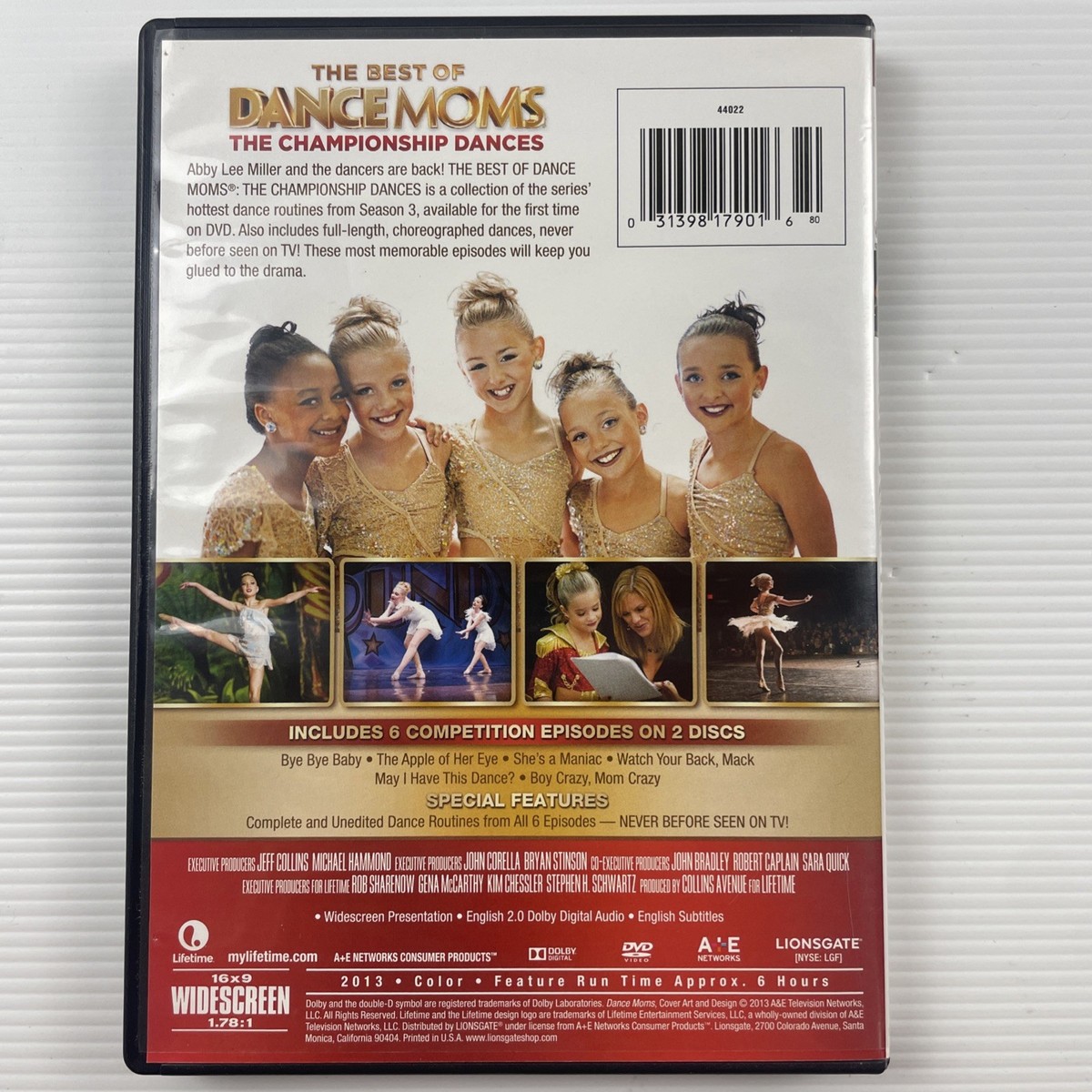 その他 Dance Show Competition of the Year 1 [DVD] The Best of Dance Moms: The Championship Dances DVD Region 1 | eBay