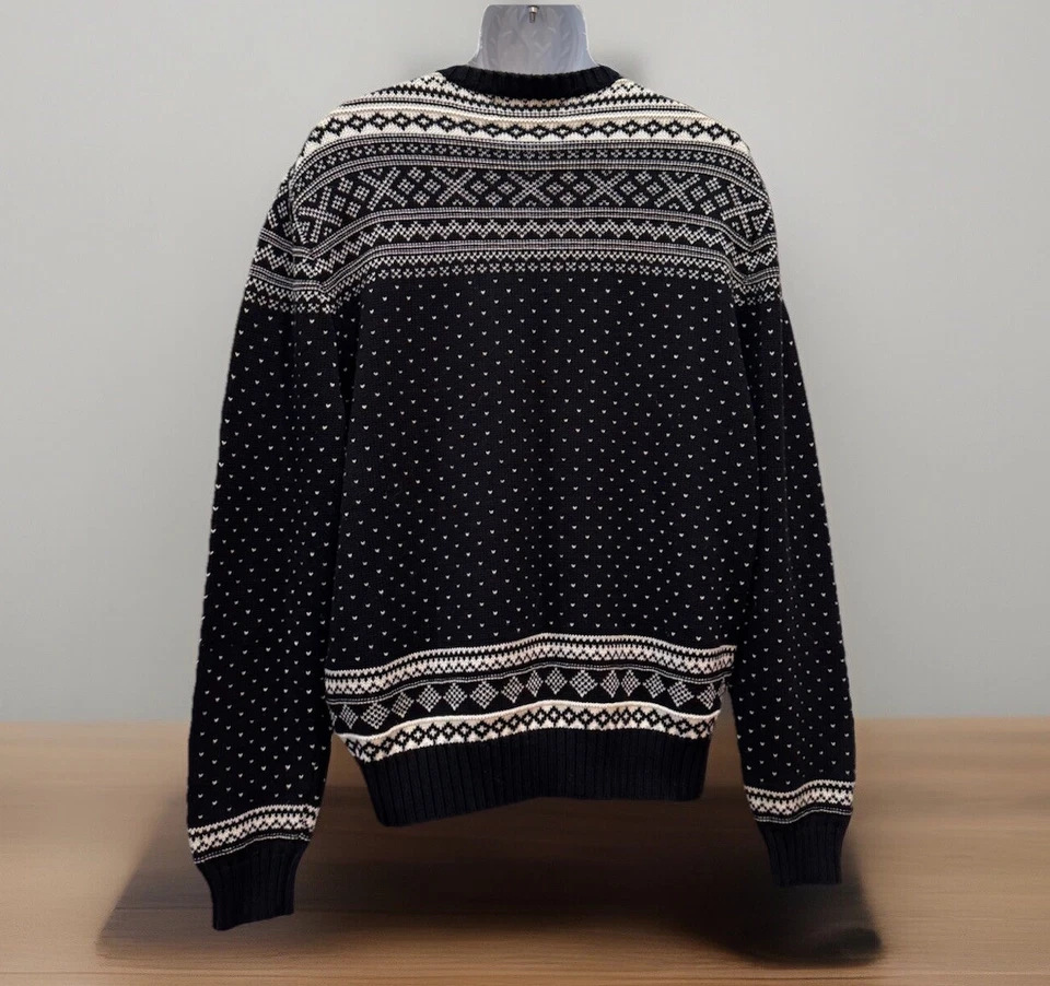 Ralph Lauren American Living Suéter de Esquí para Hombres X-Grande Verde Navidad Acogedora Cabaña Foto 3 de 4