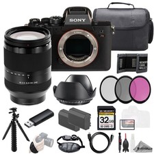 Sony a7R IVA  FE 24-240mm f/3.5-6.3 OSS Lens 32GB  Ext Bat 3 PC Filter- Kit