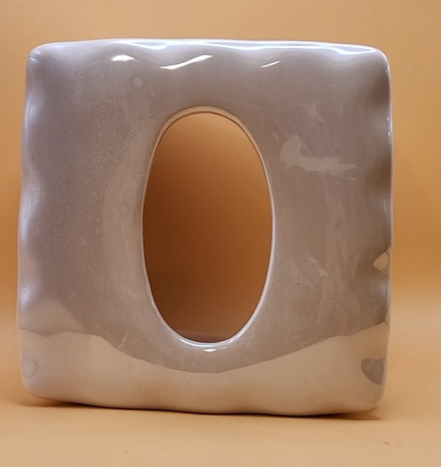 Croscill Chambord Cerámica Pañuelo Caja Cubierta Rosas Púrpura Foto 2 de 3