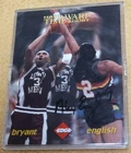 Kobe Bryant 1996-97 Collector's Edge Time Warp RC TW3,Alex English AUTO #37/1000