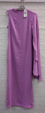 New Mango Asymmetric Cape Long Dress Women's Size 4