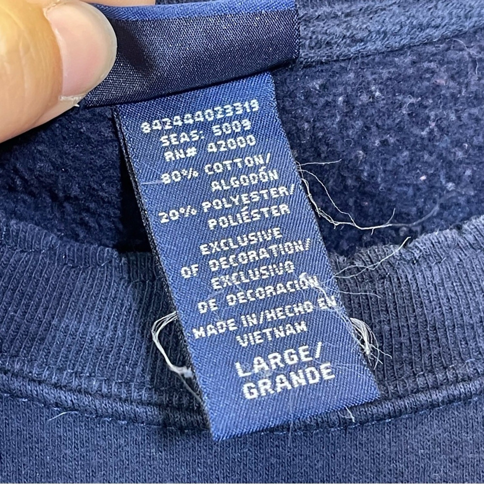 Basic Editions, Fall Terrier Embroidered Crewneck… - image 4