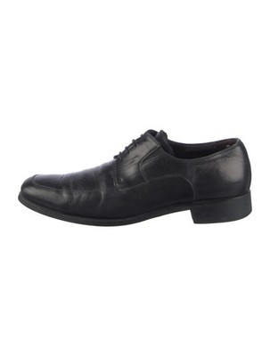 Bruno Magli Comodo Men's Black Leather  Casual Derby Shoes US 12 MSRP $495