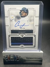 Chandler Simpson 2025 Topps Definitive #DRPA-CSI Rookie RC GU Parche Automático 23/50