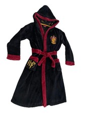 Harry Potter Bath Robe Youth M 9-10 Boys Wizarding World Gryffindor Polyester